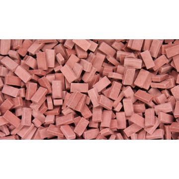 Juweela Ziegel (RF)  - rot dunkel einf. - 0.72 x 0.36 x 0.18 cm - 1:32 / 1:35 (JW23029)