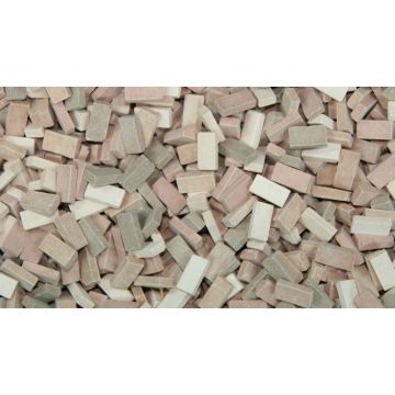 Juweela Ziegel (RF)  - terrakotta mix vierf. - 0.72 x 0.36 x 0.18 cm - 1:32 / 1:35 (JW23073)