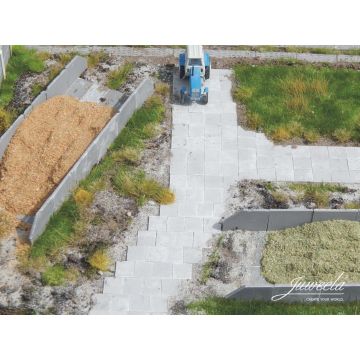 Juweela Beton Fahrsilo mit Silage - Braun + Grün - TT / 1:120 (jw21316)