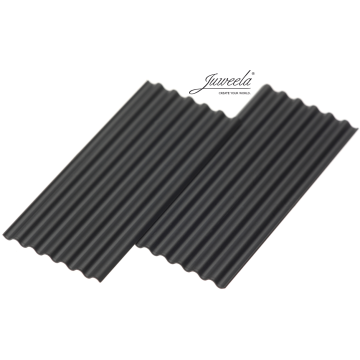 Juweela Wellplatten Faserzement - Anthrazit - 7.81 x 3.44 x 0.07 cm - 1:32 / 1:35 (JW23265)