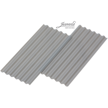 Juweela Wellplatten Faserzement - grau - 7.81 x 3.44 x 0.07 cm - 1:32 / 1:35 (JW23290)