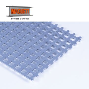 Maquett Metallblech - Alu. Gitterrost 5,7mm - 140x200x1,20mm (810-10)