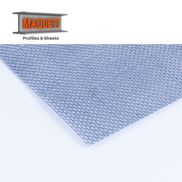 Maquett Metallblech - Edelstahl gitter 1,1mm - 140x200x0,80mm (820-05)