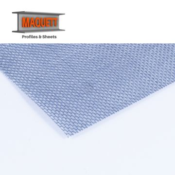 Maquett Metallblech - Stahlgitter 0,4mm - 140x200x0,44mm (801-01)