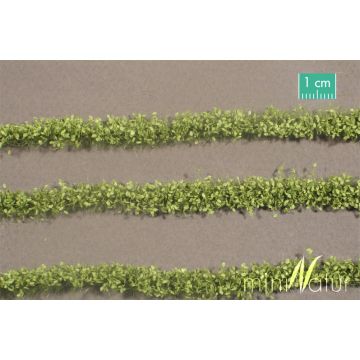 Mininatur Agrarstreifen mit blättern - Frühling - ca. 420cm - H0 / TT (766-21)