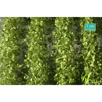 Mininatur Agrarstreifen mit blättern - Frühling - ca. 42cm - 1:45+ (766-31S)