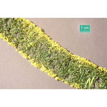 Mininatur Blumen - Gelb - ca 7,5 x 4 cm - H0 / TT (998-22MS)