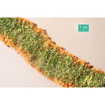 Mininatur Blumen - Orange - ca 7,5 x 4 cm - H0 / TT (998-25MS)