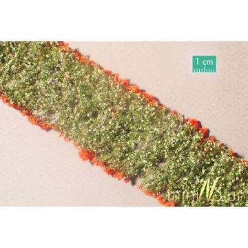 Mininatur Blumen - Rot - ca 7,5 x 4 cm - H0 / TT (998-23MS)