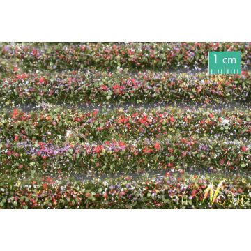 Mininatur Blütenstreifen - Bunt - ca. 67cm - H0 / TT (731-29S)