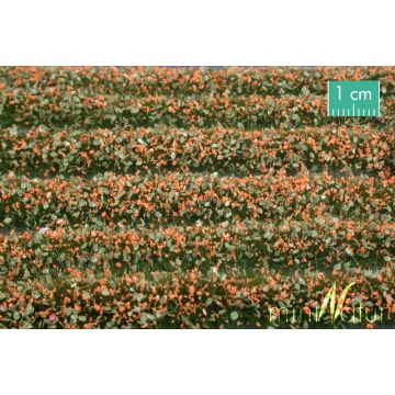 Mininatur Blütenstreifen - Orange - ca. 67cm - H0 / TT (731-25S)