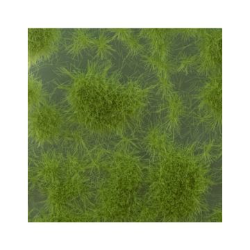 Mininatur Grasbüschel kurz - Frühling - ca 7,5 x 4 cm - H0 / TT (717-21MS)