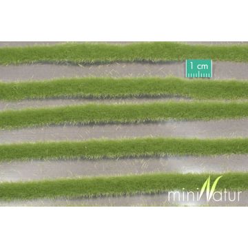 Mininatur Grasstreifen kurz - Frühling - ca. 15x4cm - H0 / TT (718-21S)