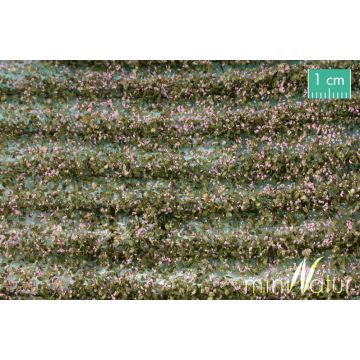 Mininatur Kartoffelfeld-Streifen violett blühend - Frühling - ca. 420cm - H0 / TT (766-26)