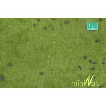 Mininatur Viehweide mit Maulwurfshügeln - Frühling - ca. 50x31,5cm - H0 / TT (714-21H)