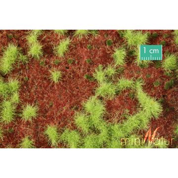 Mininatur Waldboden bewachsen - Frühling - ca.15x8 cm - H0 / TT (741-21MS)