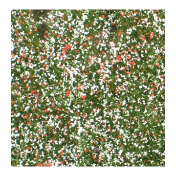 Mininatur Wiese mit Blüten - Sommer - ca. 50x31,5cm - H0 / TT (722-22H)