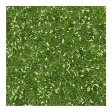 Mininatur Wiese mit Unkraut - Sommer - ca. 50x31,5cm - H0 / TT (721-22H)