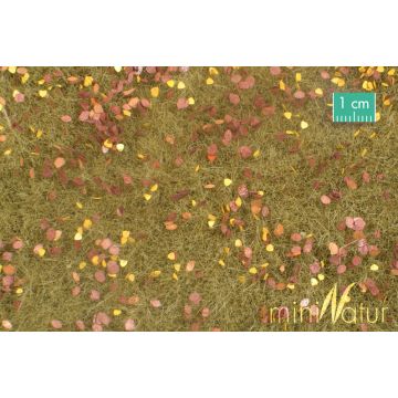 Mininatur Wiese mit Unkraut - Spätherbst - ca. 31,5x25cm - 1:45+ (721-34S)