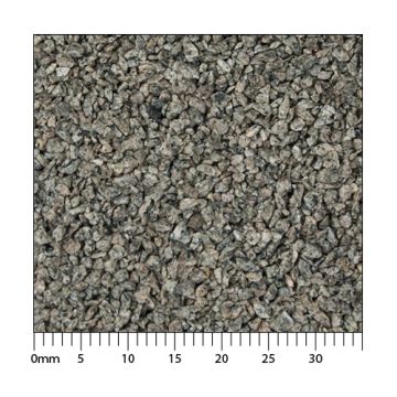 Minitec Gleisschotter - Phonolith 0 (1:45) - Exakt maßstäbliche Körnung der Klasse I - 500 ml (51-0031-05)