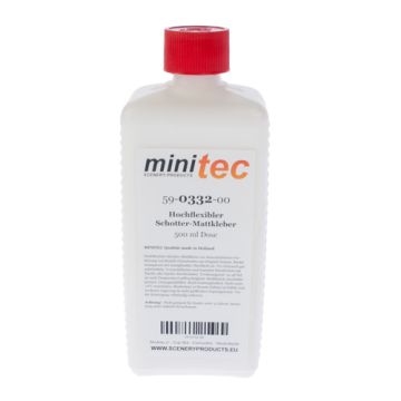 Minitec Hochflexibler Schotter-Mattkleber - 500 gr Flasche (59-0332-00)