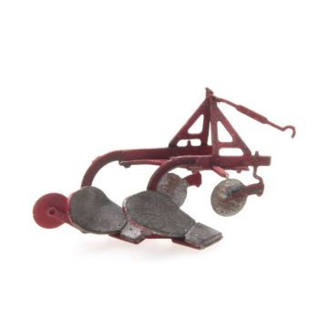 Artitec Pflug rot -  Fertigmodell aus Resin, lackiert             - H0 / 1:87 (AR387.279)