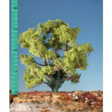 Silhouette Buche mit Efeu bewachsen - Frühling - 2 (ca. 15-20cm) - H0 / TT (221-21)