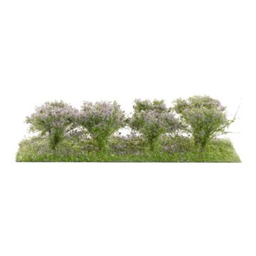 Silhouette Büsche und Sträucher - Violett - 3cm - H0 / TT (252-28)