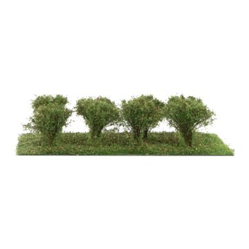 Silhouette Büsche und Sträucher - Frühherbst - 3cm - H0 / TT (252-23)