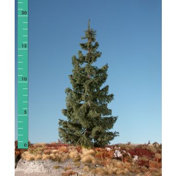 Silhouette Fichte - Sommer - 2 (ca. 15-20cm) - H0 / TT (273-22)