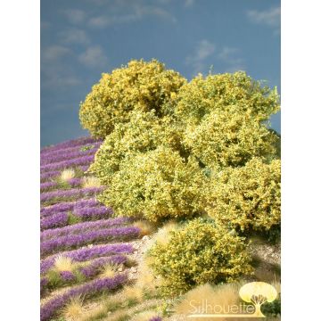 Silhouette Rhododendron - Gelb - 0 (< ca. 8cm) - H0 / TT (253-02)