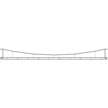 Sommerfeldt B Doppelfahrleitung 0,7 x 250 mm - H0 / 1:87 (544)