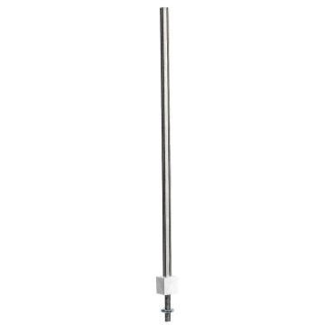 Sommerfeldt H-Profil-Mast aus Neusilber, 130 mm - 5x - H0 / 1:87 (318)