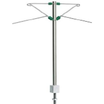 Sommerfeldt H-Profil-Mittelmast 68mm, Gleisabstand Mä-Fl-Tr - H0 / 1:87 (116)