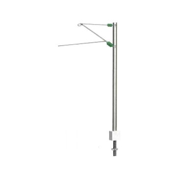 Sommerfeldt H-Profil-Streckenmast aus Neusilber - 5x - H0 / 1:87 (117)