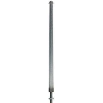 Sommerfeldt Mast ohne Ausleger, 100 mm hoch, Alu - 1x - H0 / 1:87 (191-1)