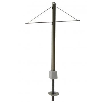 Sommerfeldt Moderner Straßenbahn Mittelmast H0 - 1x - H0 / 1:87 (105-1)