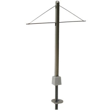 Sommerfeldt Moderner Straßenbahn Mittelmast H0 - 5x - H0 / 1:87 (105)
