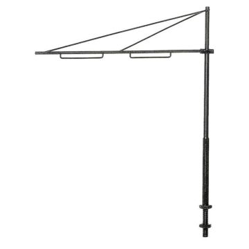 Sommerfeldt Straßenbahnmast m.Doppelausleger - 5x - H0 / 1:87 (109)