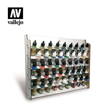 Vallejo Wandmontierte Farbauslage für 17 ml Fläschchen (T26010)