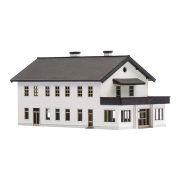 Unique Laser-Cut Bausätze - Bahnhof "Hopfgarten" - L: 122mm x B: 62mm x H: 60mm - N / 1:160 (02-05-002)