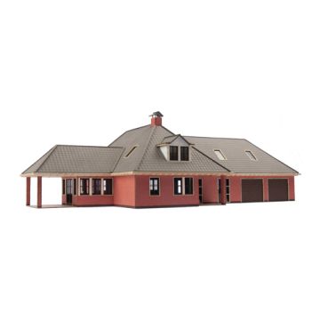 Unique Laser-Cut Bausätze - Wohnhaus "De Esch" - L: 300mm x B: 173mm x H: 100mm - H0 / 1:87 (01-03-004)