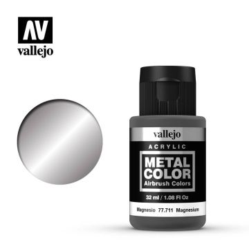 Vallejo Metal Color - Magnesium - 32 ml / 1.08 fl oz (77.711)