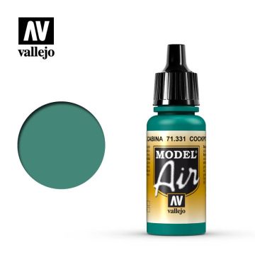 Vallejo Model Air - Cockpit Emerald G. Faded - 17 ml (71.331)