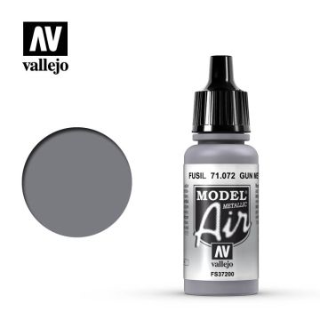 Vallejo Model Air - Gun Metal - 17 ml (71.072)