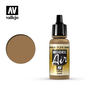 Vallejo Model Air - Sand Yellow RLM79 - 17 ml (71.278)