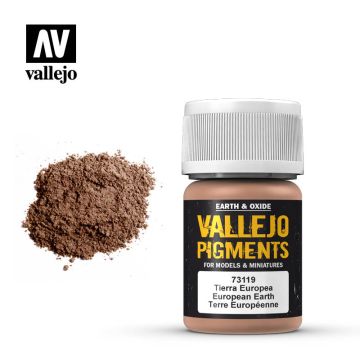 Vallejo Pigments - Europeische Erde - 30 ml (73.119)
