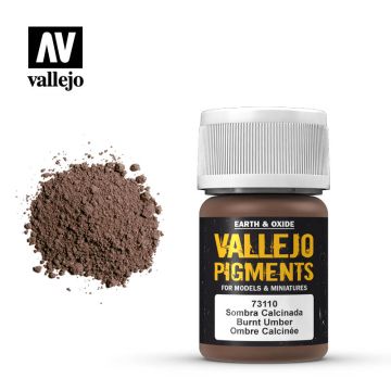 Vallejo Pigments - Umbra Gebrannt - 30 ml (73.110)