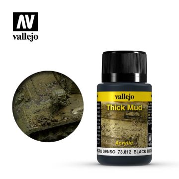 Vallejo Weathering Effects - Black Thick Mud - 40 ml (73.812)