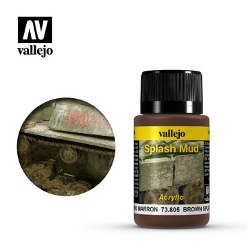 Vallejo Weathering Effects - Brown Splash Mud - 40 ml (73.805)